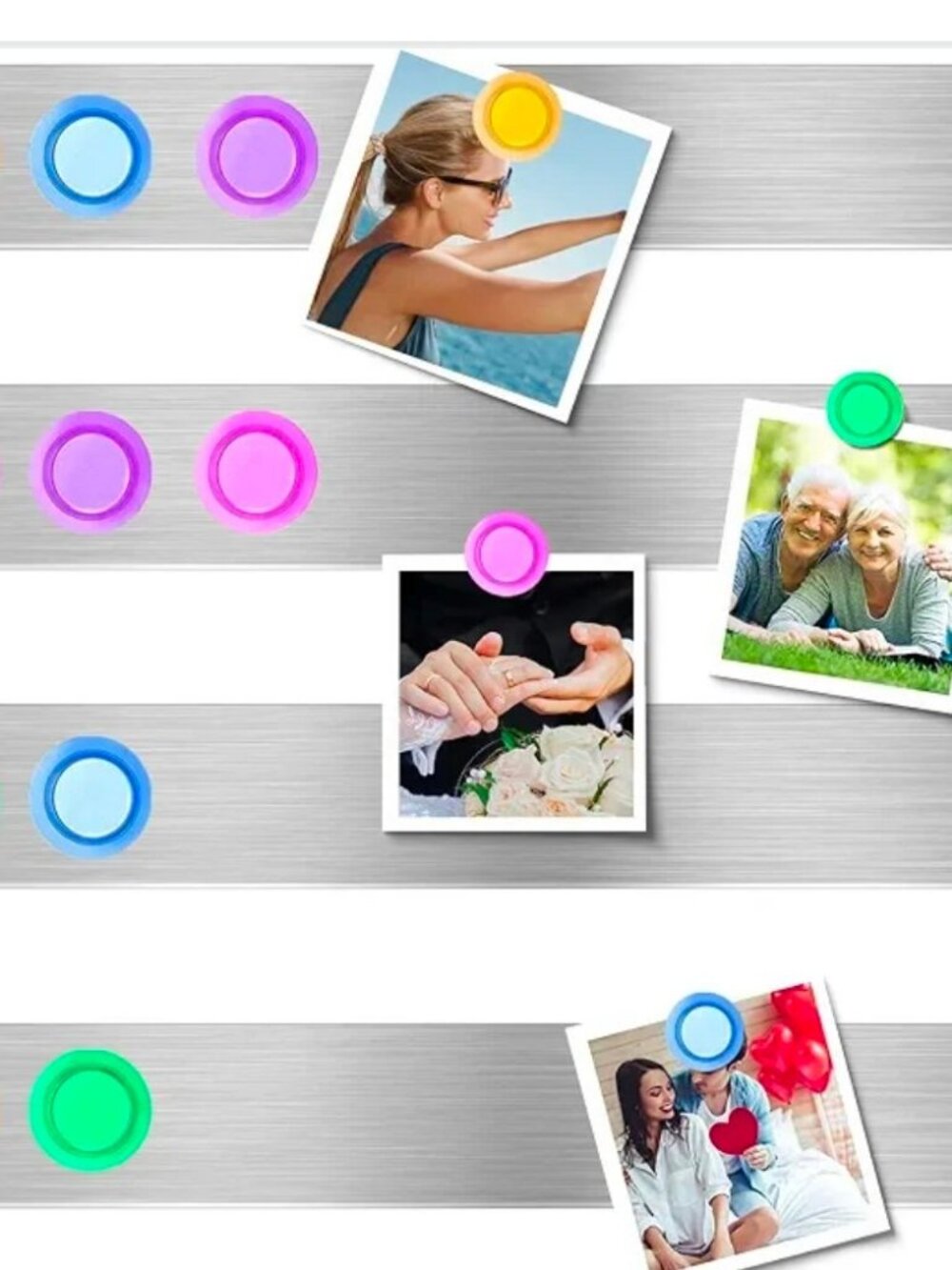 Colorful Magnetic Photo Note Holders. Stay organized!! Dorm ready - Picture 2 of 5